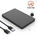 Portable Sata to USB External Hard Disk Drive Box 3.0 HDD | SSD Enclosure Box for 2.5" Laptop Hard Drive Best Speed Box. 