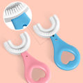 Pack of 2 Baby Silicone Squeeze Spoon Feeder (90ML Bottle) with U Shape Silicone Toothbrush for Baby, Crawling Kids | SJR Collections. 