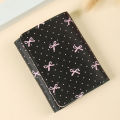 Cute Bow Wallet Spacious Sweet Style Lightweight Floral Purse Portable Floral Pattern Cute Card Holder for Casual Use Carry. 