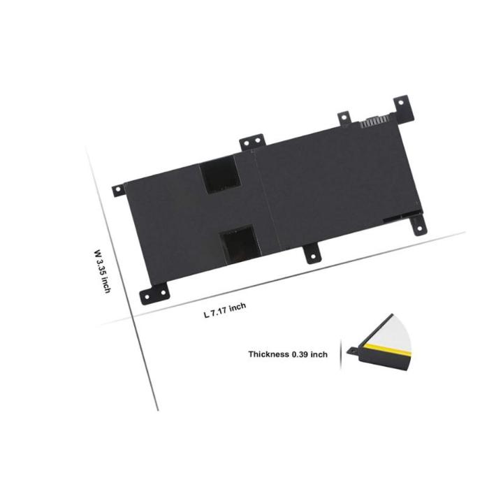 New Laptop Notebook Battery For   VvoBook X556UA Series  P/N C21N1509