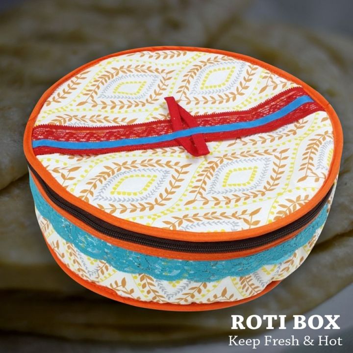 Zupper Roti Zipper Roti Covers – Keep Rotis Soft & Warm Smart Zip Roti Bag – No ...