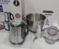 Meat Chopper Grinder Electric Silver Crest - SUS 304 stainless steel Bowel Capacity 3L, 1000W Powerful Pure Copper Motor -. 