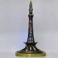 Creative Metal Crafts Alloy Pakistan Tower MINAR-E-PAKISTAN Model For Home & Office Decoration. 
