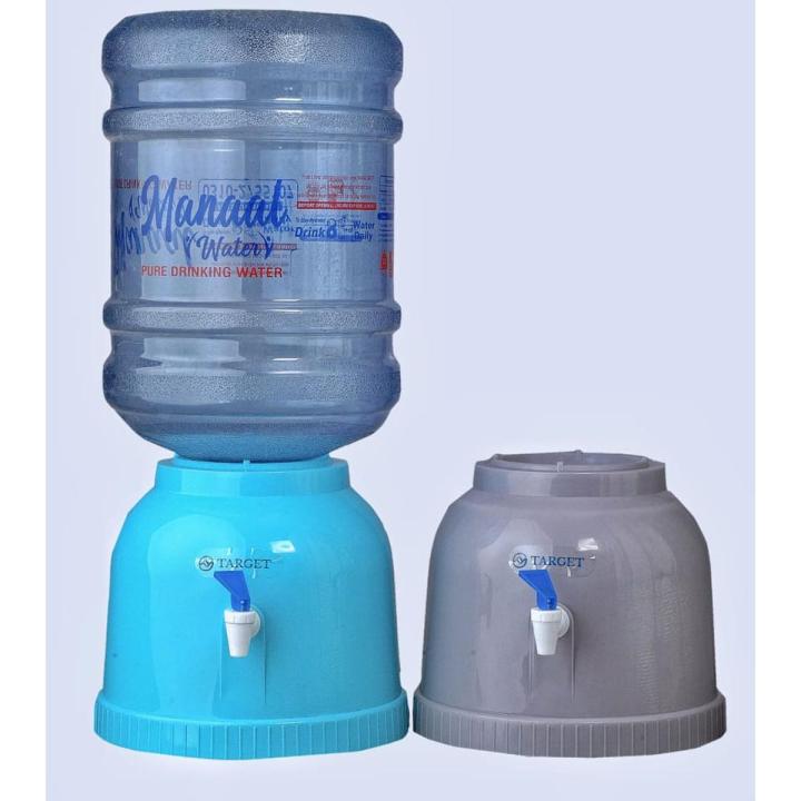 Table Top Water Bottle Dispenser Stand with Tap Portable Non Electric