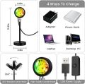 Sunset Lamp Projector Sun Lamp Projection for Aesthetic Room Décor Sunset Light with Remote 16 Colors Changing Sunrise Mood Atmosphere Lamp for Bedroom. 