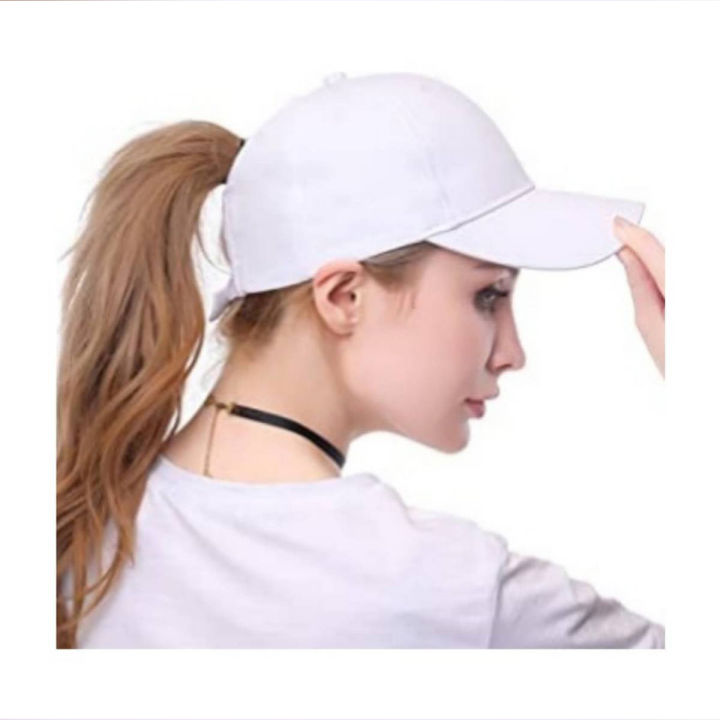 White%20Black%20Red%20&%20Blue%20P%20Cap%20Baseball%20Cap%20Sun%20Hat%20For%20Girls%20Adjustable%20Size-Girls%20Fashion%20-%20Image%203