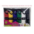 Pack of 6 Acrylic Colors 30 ml, Acrylic Paint - Acrylic Color Set. 