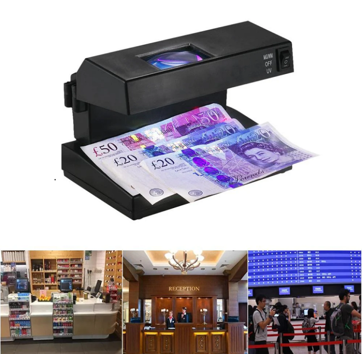 Money Detector Currency Machine Note Checking Machine Counterfeit Money Detector Banknote Verifiers Money Counter Machine