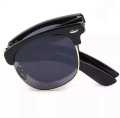 Folding Sunglasses Frame Black Lens Color White Black Green 100% Quality Of Glass Never Scratch Never Break. 