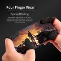 BUY 1 GET 1 FREE / Pubg Gaming Finger Sleeves, 0.01inch Silver Fiber Finger Sleeve for Gaming, Anti-Sweat Breathable Gaming Thumb Sleeve. 