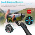 CINEPEER C11 3-Axis Gimbal Stabilizer for Smartphone, Powered by ZHIYUN-Gimbal for iOS Phone 14/13/12/11/X/XS, Samsung Android Phone ZY Play App Support, Smooth Video Recording with Handbag Dolly Zoom Timelapse Panorama. 