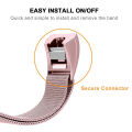 Metal Bands for Fitbit Alta HR Bracelet Watch Strap for Women Men Stainless Steel Alta Wristbands Purple Pink Band Accessories. 