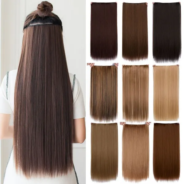 Elegant%20Hair%20Extension%20with%205%20clips-golden%20color%20-%20Image%202