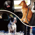 Pet Dog Traction Car Seat Belt Buffer Elastic Reflective Towing Safety Rope. 