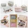 Leather Pouches Make up Case Bag 3PCS Makeup Brush Set Box Packaging Boxes Strorage Bag. 