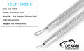 Dexam Blackhead Remover Loop Professional Blackhead & Whitehead Remover Tool for Blemish Comedone Pimple Popper with Double Sided Soft Touch and Anti-Slip Design. 