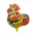 Hen Foil Balloon - 23 Inch x 21 Inch - Jungle Themed Party - Red - Unisex - Pack Of 1. 