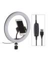 26cm Ring Light with 7ft Aluminium Tripod Stand & Mobile Holder (3 Shades in Light). 