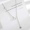 2021 Summer Jewelry Butterfly Necklace Women's Niche Design Jewelry Trend Clavicle Chain Temperament Simple Necklace. 