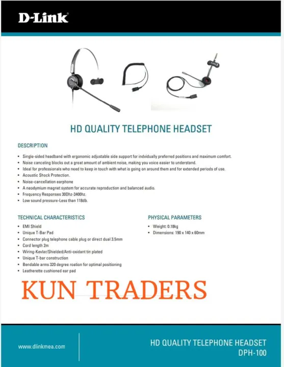 D-Link%20Telephone%20Headset%20Model%20DPH-100/F1%20-%20Image%205