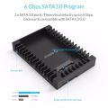 ORICO 2.5 to 3.5 inch Hard Drive Caddy Support SATA 3.0 Support 7 / 9.5 / 12.5mm 2.5 inch SATA HDD and SSD Computer Accessories. 