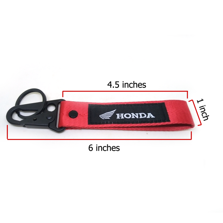 1Pcs Honda  Keychain strap - Red