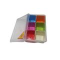 Masala Box Spice Box And Dry Fruit With 6 Separate Removable Mini Bowls-Multicolored Stylish Masala Box. 