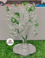 Crystal Glass Tree with Hanging Crystal Grapes – A Luxurious Decoration Piece with Six Crystal Glass Hangings, Offering a Captivating Display of Light. Perfect for Your Interior Décor with a Sophisticated, Spark Home Decor/Gifts/Souvenirs - 3361. 