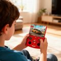 R40XX Retro Handheld Game Console 4.2” IPS Screen, Built-in WiFi, 18,400+ Games & External Game Controller Support. 