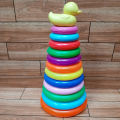 Rainbow Stacking Stack Up Colorful Ring Tower For Early Learning Educational Toy Multicolor Art# SS- Toy-BSNT-16Inc -0002. 