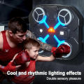 “Boxing Music Workout Machine – Wall-Mounted Reaction Target with LED Lights for Kids & Adults punching  Boxing ”. 
