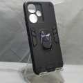 Infinix Hot 30 Play Stand Armor Case With Lens Camera Cover Heavy Duty Protective Case. 