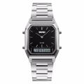 SKMEI 1220 Waterproof Men's Fashion Casual Quartz Wristwatch, Chronograph Digital Dual Time Sports Watch - Gold. 