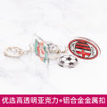 Football club badge keychain, Milan gift school bag pendant, Manchester City, Real Madrid, Chelsea car keychain. 