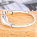 Trendy Heart Shape Mother Ring Jewelry Bule Stone Fashion Jewelry Ring For Women. 