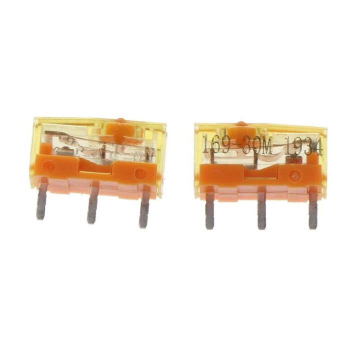 New Arrival 2Pcs/pack TTC Dustproof Gold Mouse Micro Switch Micro Button Gold Contactor 30 Million Click lifetime Repair Parts