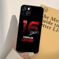 Charles Leclerc 16 F1 Case For iPhone 13 14 Pro Max 11 12 Mini 6S 7 8 Plus SE 2020 2022 X XR XS MAX Cover Coque. 