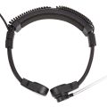 XHHDQES 2X 3.5mm Adjustable Throat Mic Microphone Covert Acoustic Tube Earpiece Headset with Finger PTT for iPhone Android. 