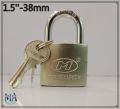 High Quality Steel Padlock with 3 Keys, Heavy Duty Multiple Size Padlocks for Doors, Gates & Shutters, Secure Home & Shop with 38mm, 50mm & 63mm Locks.. 