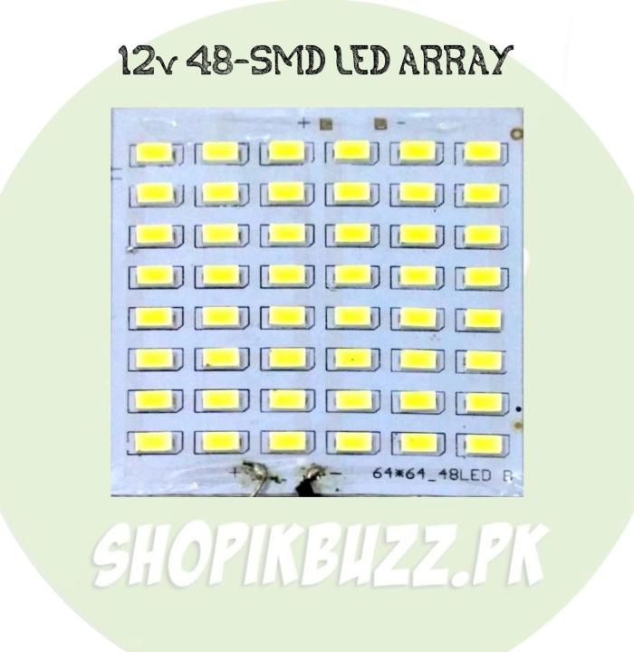 12v 15w 48 Smd Super Bright White Led Light Panel Led Array led Plate led Strip| One More Order