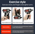 【HOT】 5-120Kg Adjustable Heavy Hand Grip Strengthener Finger Expander Arm Wrist Forearm Trainers Fitness Steel Spring Gripper Exercise. 