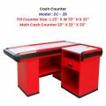 Important Cash Counter Table | Size( 22’’ X 22’’ X 32’’) Durable & Stylish Shop Counter | Ideal for Shops, Marts & Stores. 