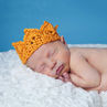 Cute Newborn Baby Girl Boy Crochet Crown Tiara Headband Knitted Headwear. 