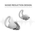 Swimming Ear Plugs Soft Silicone Earplugs - blue. 