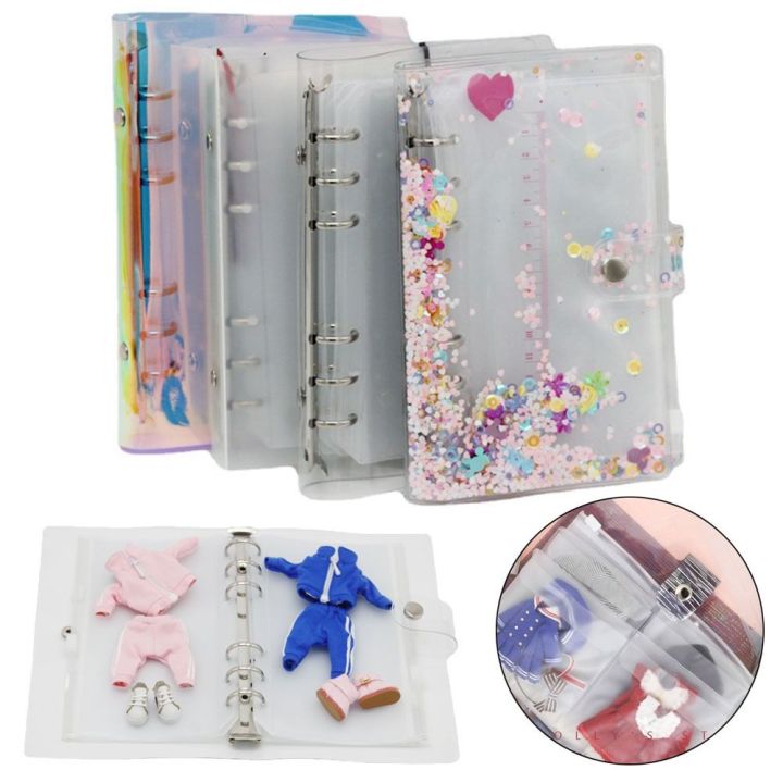 High Quality 5 Styles Doll Clothing Storage Transparent Mini Storage Book Doll Organizer Box OB11 Doll/20cm Cotton Doll/1/12 BJD Doll