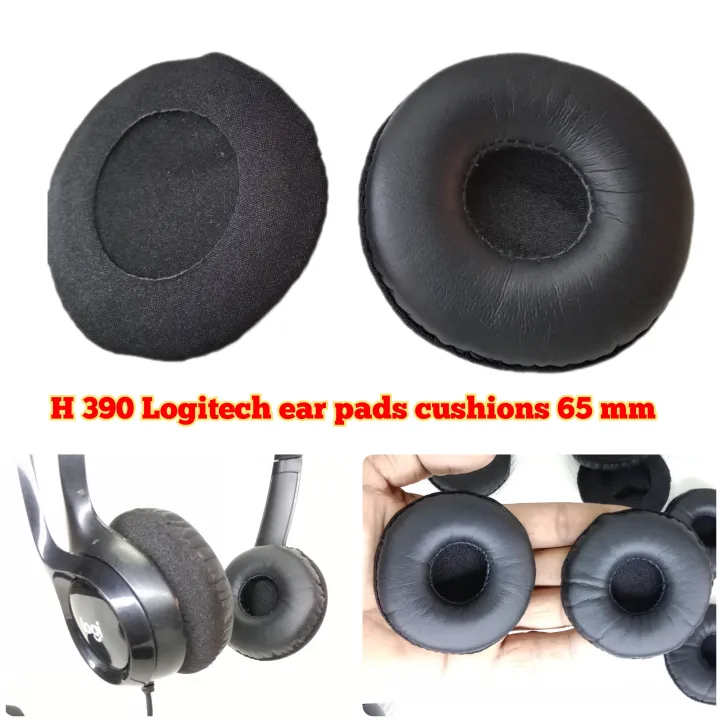 Logitech%20H390%20Ear%20Pads%201%20Pair%20Soft%20Memory%20Foam%20Replacement%20Cushions%20for%20headgear%20,%20Comfortable%20Protein%20Leather,%20Noise-Isolating,%20Easy%20Install,%202%20paces%20%20Durable%20headphones%20Ear%20Cups,%20%20Foam%20Best%20H%20390%20Earpads%20Thick%20Quality%20H390%20headset%20ear%20pad%20covers%20sponge%20-%20Image%202