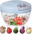 Multifunction Kitchen Food chopper Machine onion chopper Hand Pull Speedy Chopper 2l/200ml/900ml/500ml/170ml Turbo Cutter Nicer Dicer Garlic Press small and  meat Shredders Grinder Mincer Mixer Blender can cut fruits/vegetables/nuts/herbs/onions/garlic. 