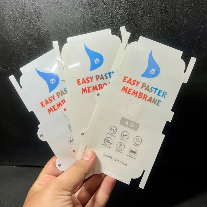 iPhone%2013%20Pro%20Max,%20iPhone%2013%20Pro,%20iPhone%2013%20-%20Back%20Transparent%20Matte%20Sheet%20with%20Logo%20Cut%20-%20Unbreakable%20membrane%20sheet%20for%20360%C2%B0%20Protection%20-%20Image%202