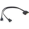 SATA 1 To 3 4 5 4-Pin Power Cable PC Computer Cooling Fan Splitter Hub Converter Adapter Extension Wire Cord. 