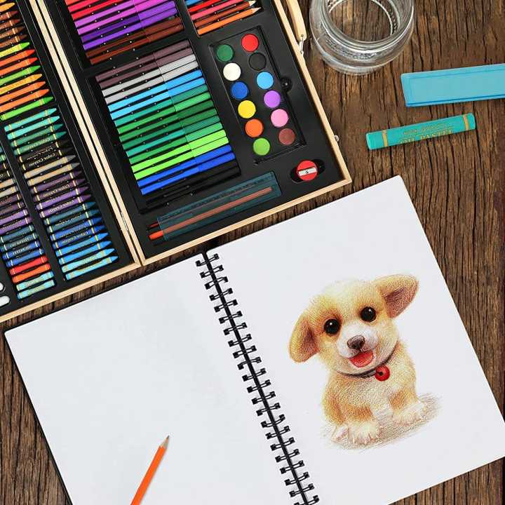 Splendour.%20180%20Pcs%20Premium%20Kids%20Drawing%20Art%20Set%20Wooden%20Box%20Colouring%20Sets,%20Painting,%20Pen,%20Crayon,%20Colour,%20A%20Great%20Birthday%20Gift%20Idea%20-%20Image%206